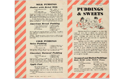 Puddings and Sweets Leaflet