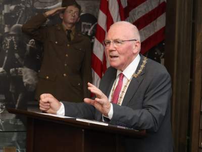 High Sheriff of Belfast, John Kyle at the ARC book launch