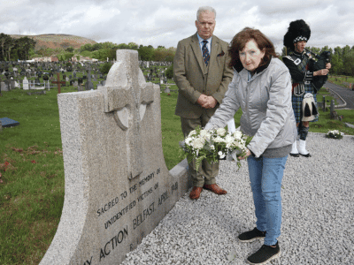 Chair of the Board Colonel (Retired) Don Bigger with invited guest Maeve McAtamney