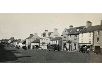 Street in Irvinestown. Photo by Kermit Johnston, Company D, 109th Medical Battalion, 1942. Courtesy Minnesota Historical Society, Gale Family Library, St. Paul.