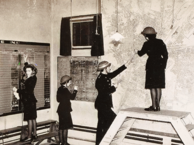 Inside the control room of ARP headquarters, Belfast.