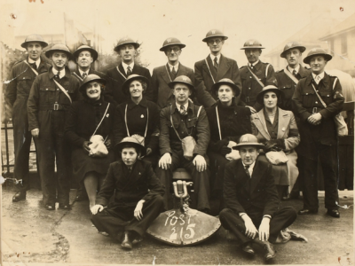 ARP Wardens of Post 215, Deerpark Road, North Belfast.