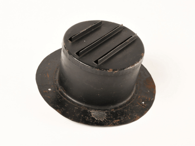 A blackout cover for fitting over a car headlight, NIWM Collection