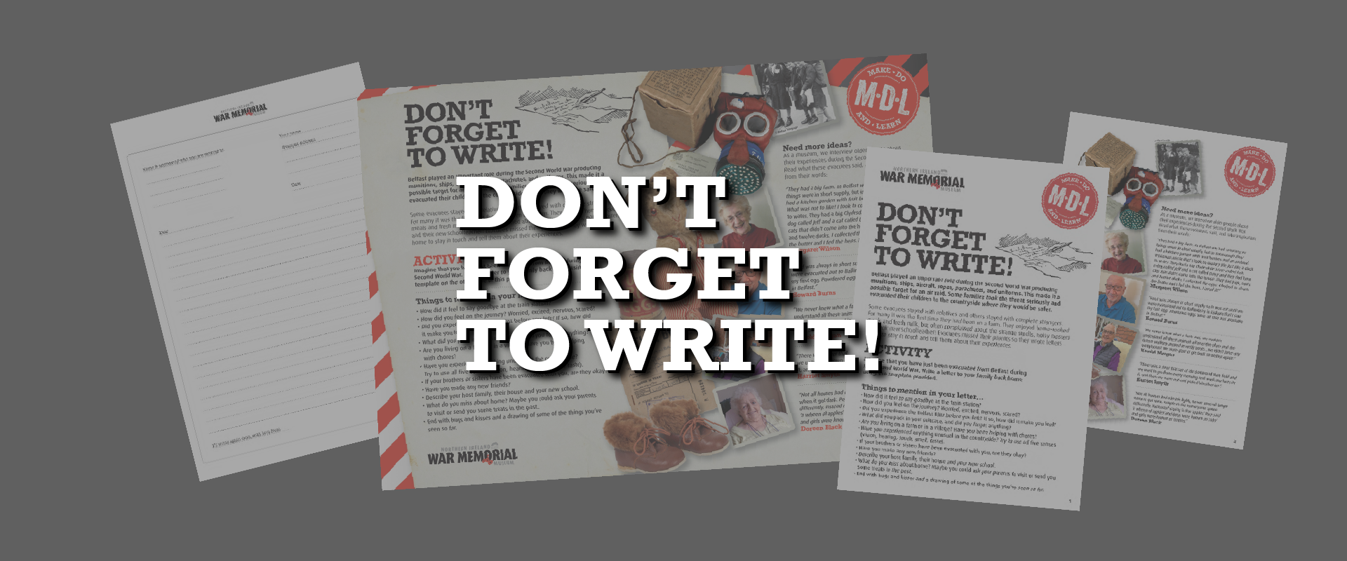 Don't Forget to Write!