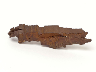 Shrapnel from a 3.7-inch heavy anti-aircraft shell burst - NIWM Collection