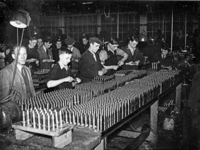 Shell production at James Mackie and Sons Foundry