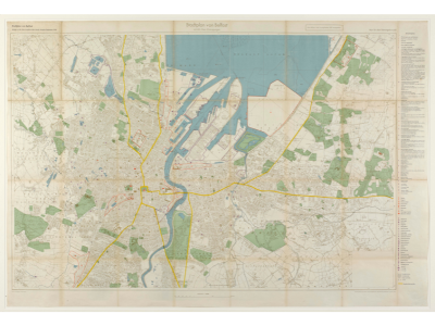 Stadtplan von Belfast - A target map produced by the German High Command in 1940 showing key industries and infrastructure in Belfast